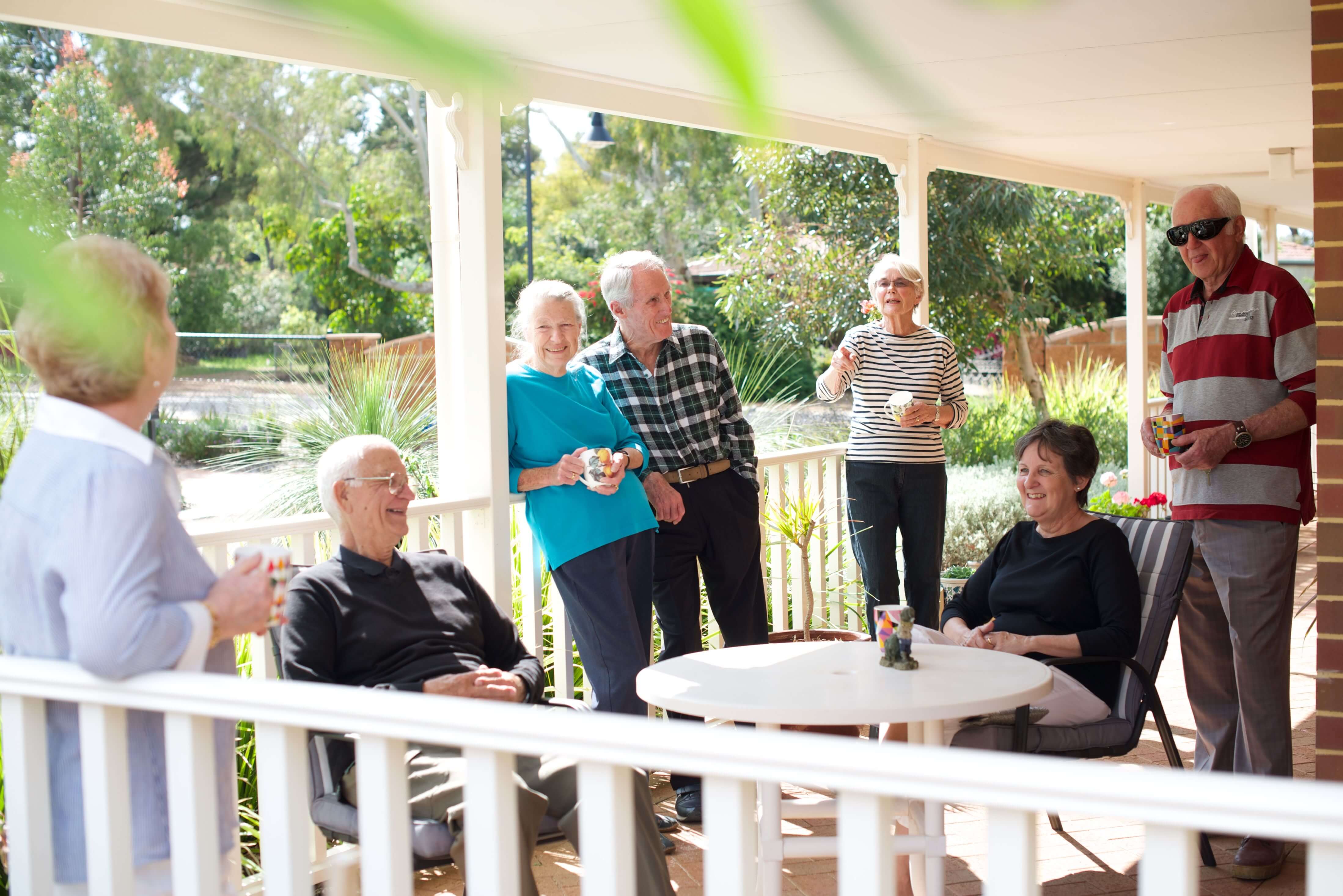 Residents enjoying village life at St Ives Lesmurdie retirement village